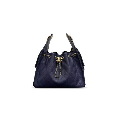 CHANEL 25 SMALL HANDBAG GRAINED CALFSKIN AS5293 64 (30*26*14cm)